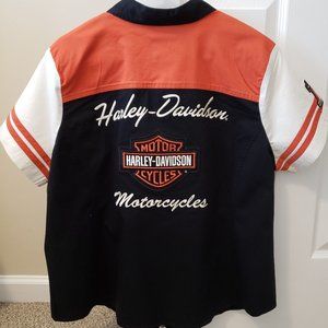 HARLEY DAVIDSON Women's Zippered Shirt